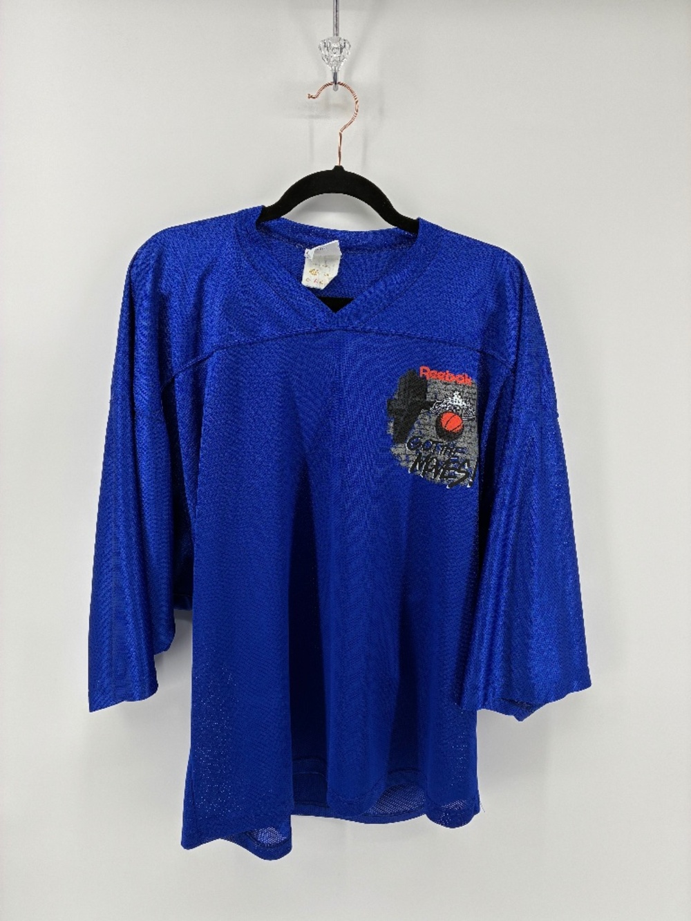 Vintage Reebok Royal Blue Athletic Shirt Jersey Made in Canada